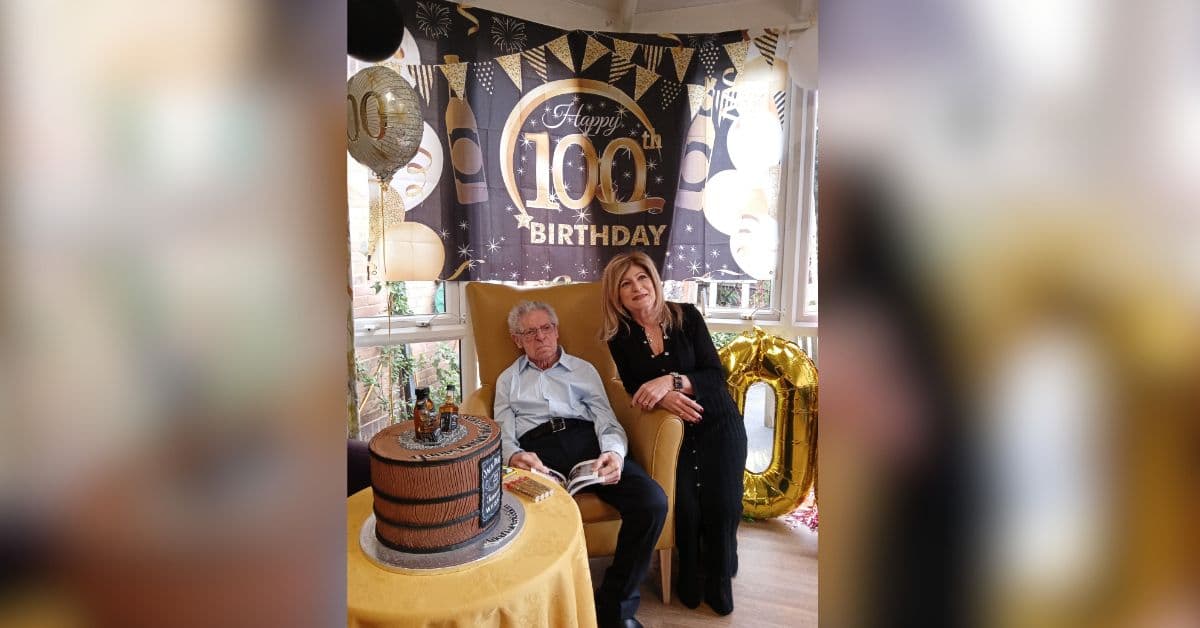 Birthday celebrations at MHA Davids House as resident celebrates 100th birthday