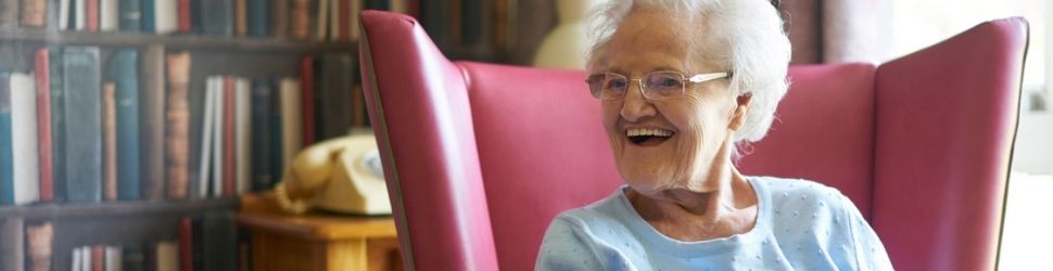 Gladys Waterside House Care Home Resident Smiling Narrow Banner 970x250.jpg