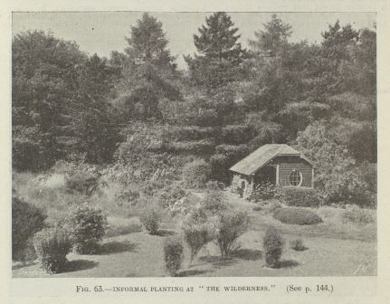The Wilderness garden back in 1920s